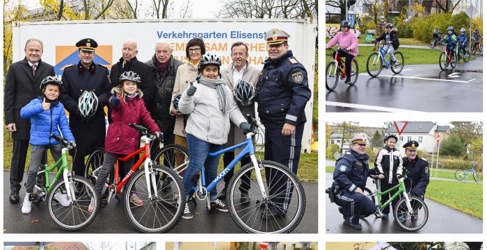 Spende Fahrräder an Verkehrerziehungsgarten © Jugend am Werk